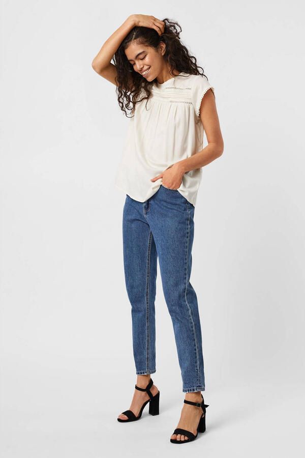 Vero Moda Blouse met structuurmotief van pure viscose model 'DEBBIE'