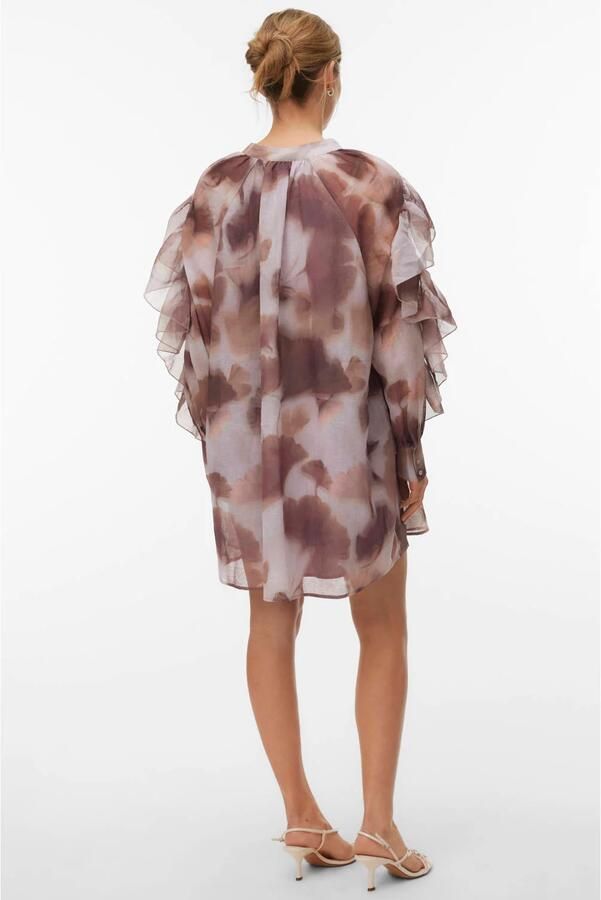 VERO MODA x Noor de Groot A-lijn jurk roze - Foto 2