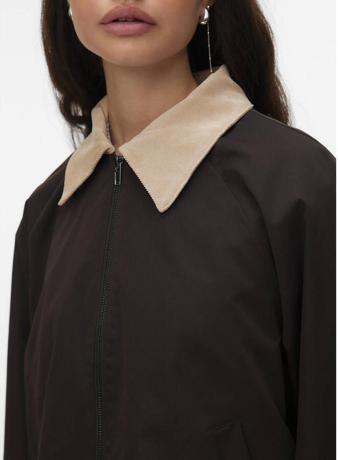 VERO MODA x Noor de Groot jasje donkerbruin - Foto 2