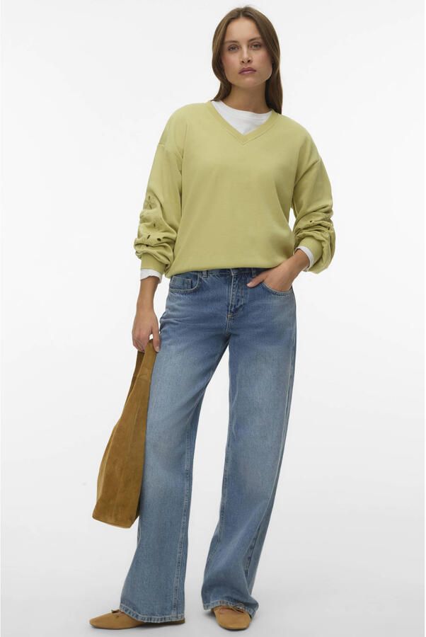 VERO MODA x Noor de Groot sweater lichtgroen - Foto 2