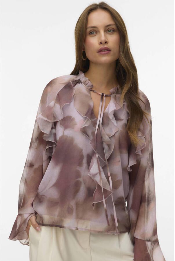 VERO MODA x Noor de Groot top roze