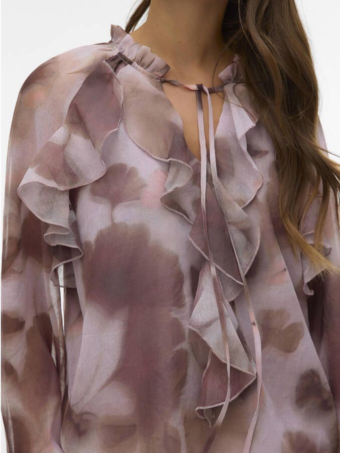 VERO MODA x Noor de Groot top roze - Foto 2