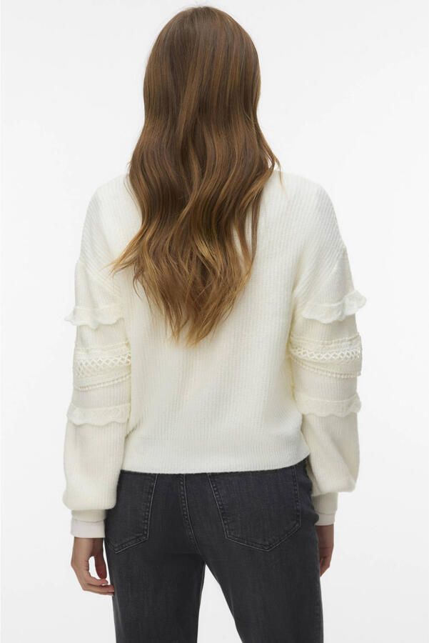 VERO MODA x Noor de Groot top wit gebreid - Foto 3