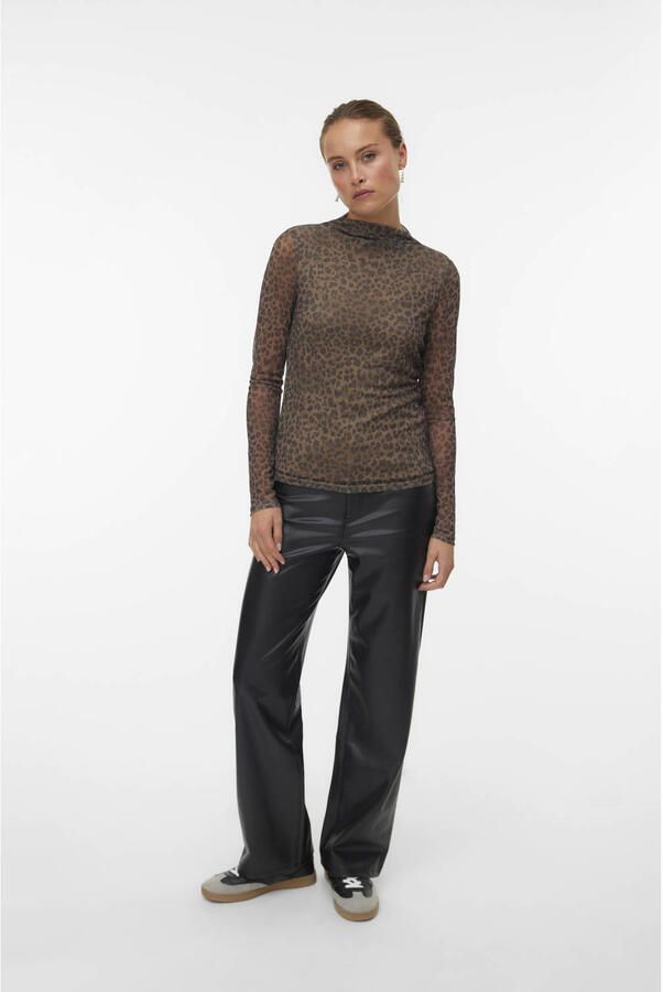 VERO MODA x Wehkamp top bruin - Foto 2