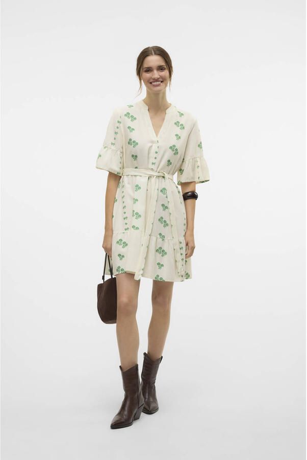 VERO MODA zomerjurk ecru