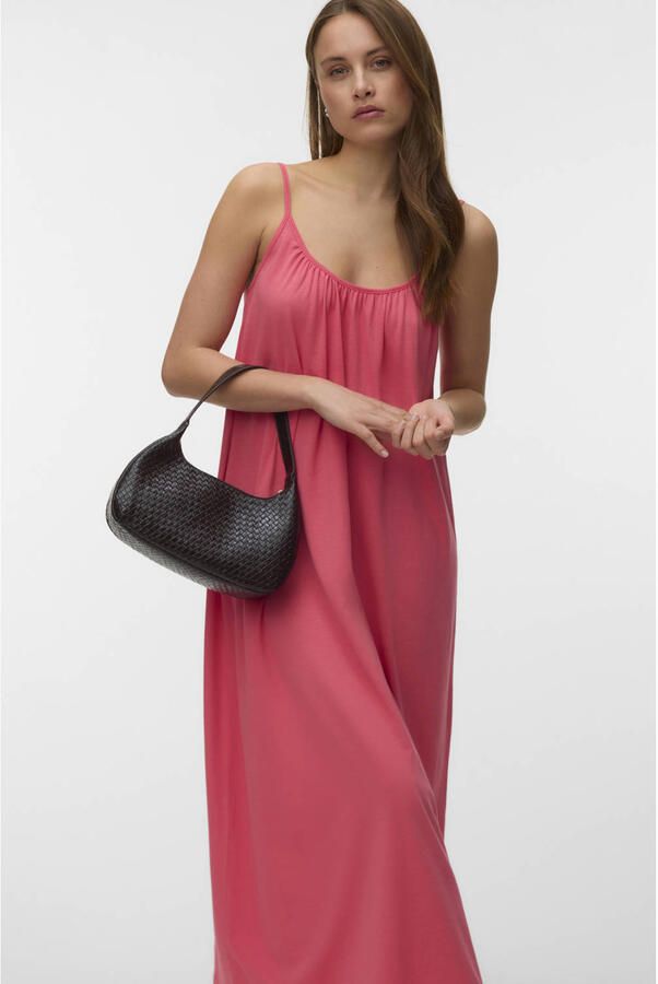 VERO MODA zomerjurk koraalrood