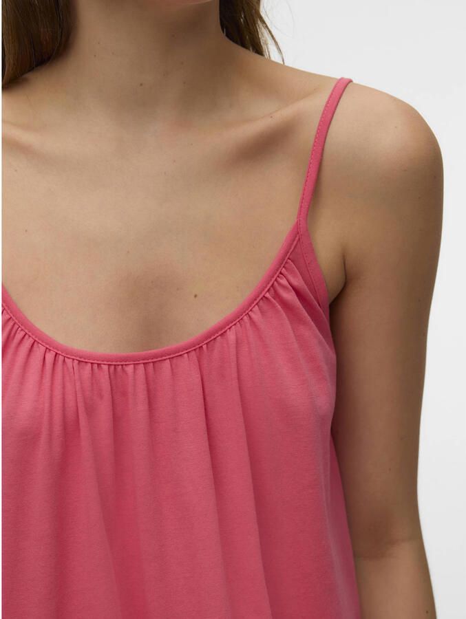 VERO MODA zomerjurk koraalrood - Foto 2