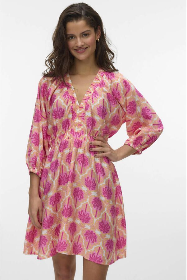 Vero moda Vmevelijn 3 4 Short Dress Dames
