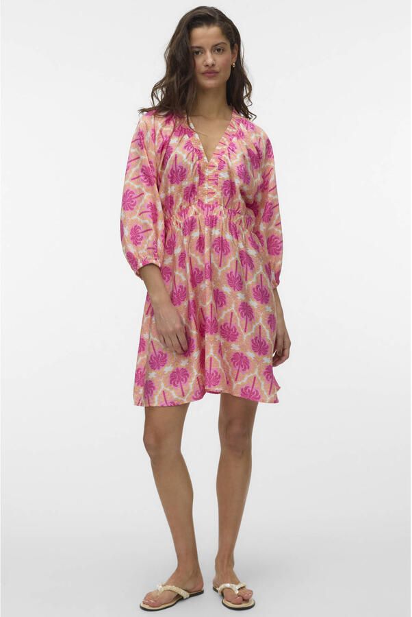Vero moda Vmevelijn 3 4 Short Dress Dames - Foto 2