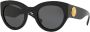 Versace Eyewear Zonnebril met oversized montuur Zwart - Thumbnail 1