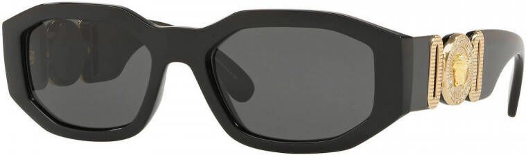 Versace Biggie Ve4361 Zonnebril Biggie zonnebril in het wit met iconische kwallen White Unisex