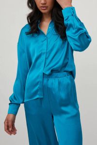 VILA blouse VISALLYS blauw