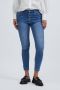 VILA cropped skinny jeans VISKINNIE light blue denim - Thumbnail 1