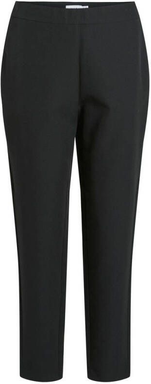 VILA cropped slim fit pantalon VICARRIE LOWNY zwart