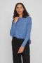 Vila Trui Noos Knit Abella L S Federal Blue - Thumbnail 1