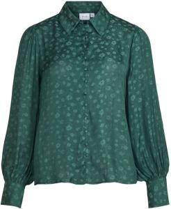 VILA gebloemde blouse VIANEA groen