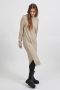 Vila Knielange gebreide jurk met zijsplitten model 'Viril' - Thumbnail 1