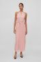 VILA halter maxi jurk VIJULIETTE met open detail roze - Thumbnail 1
