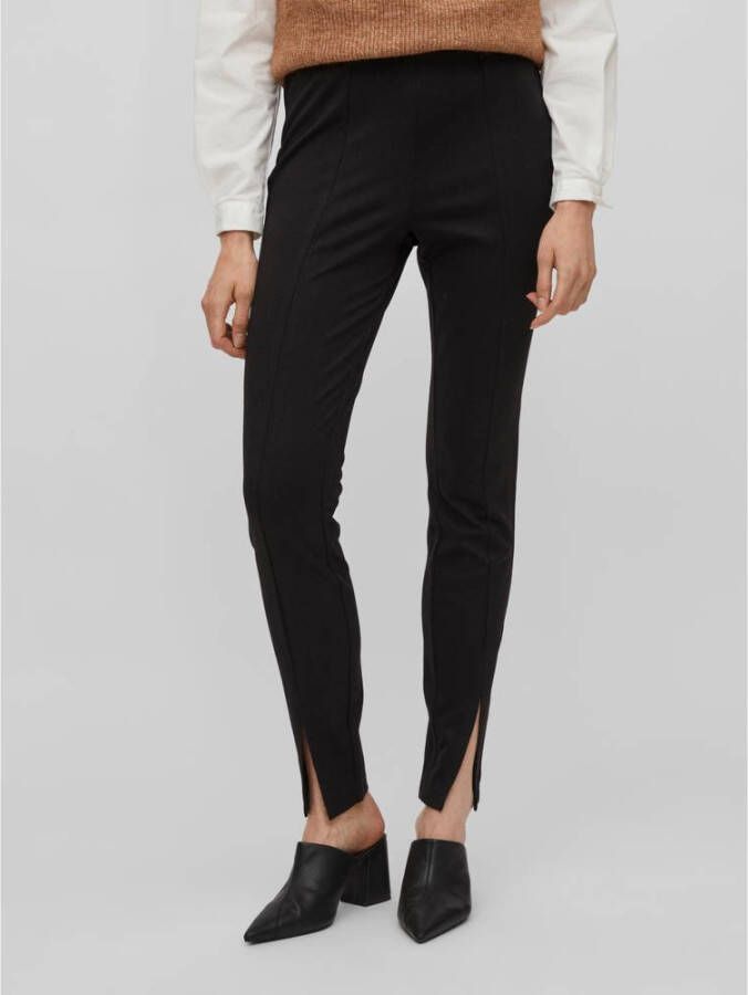 VILA high waist skinny tregging VIMANON zwart