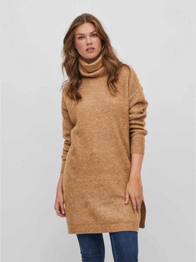 Vila Korte Jurk VICILIA ROLLNECK L S KNIT TUNIC SU