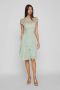 VILA semi-transparante kanten jurk VIDIONA met kant lichtgroen - Thumbnail 1
