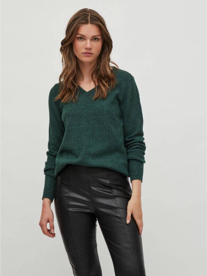 Vila Trui met V-hals VIRIL V-NECK L S KNIT TOP NOOS