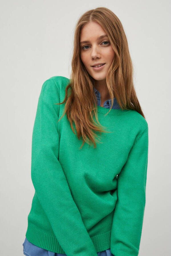 Vila Gebreide pullover met ribboorden model 'Viril'