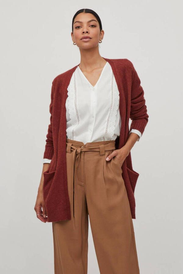 Vila Mantel Noos Cardigan Ril Fired Brick