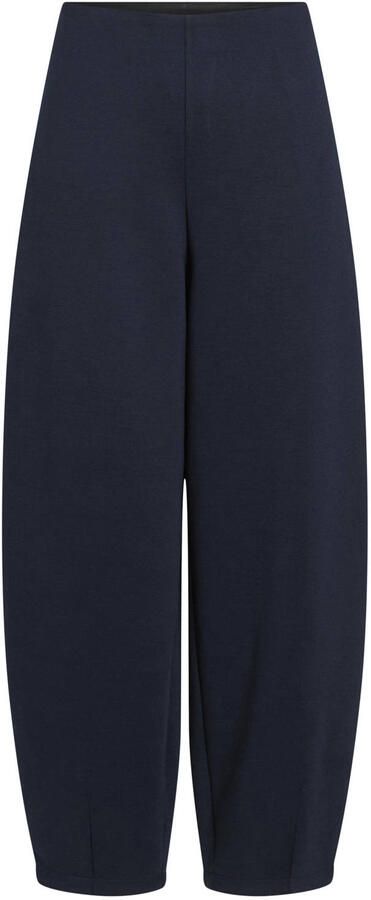 VILA barrel casual broek donkerblauw