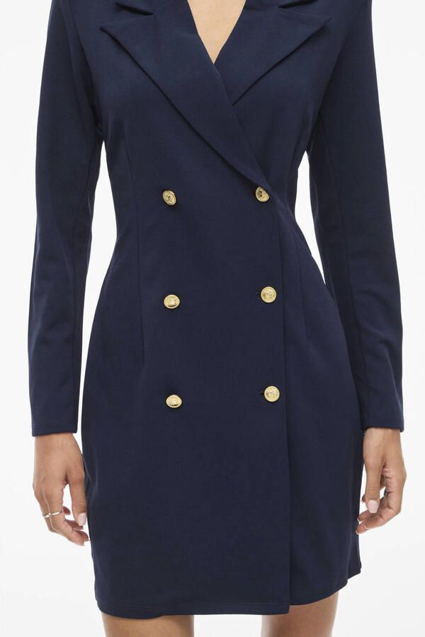 VILA blazerjurk marineblauw