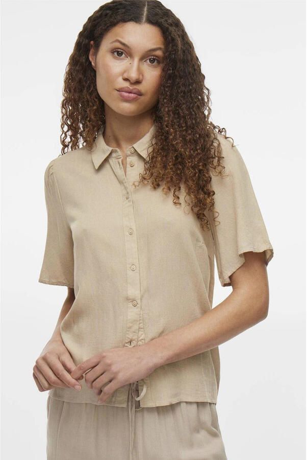 Vila Regular fit overhemdblouse met 1 2-mouwen model 'PRICIL'