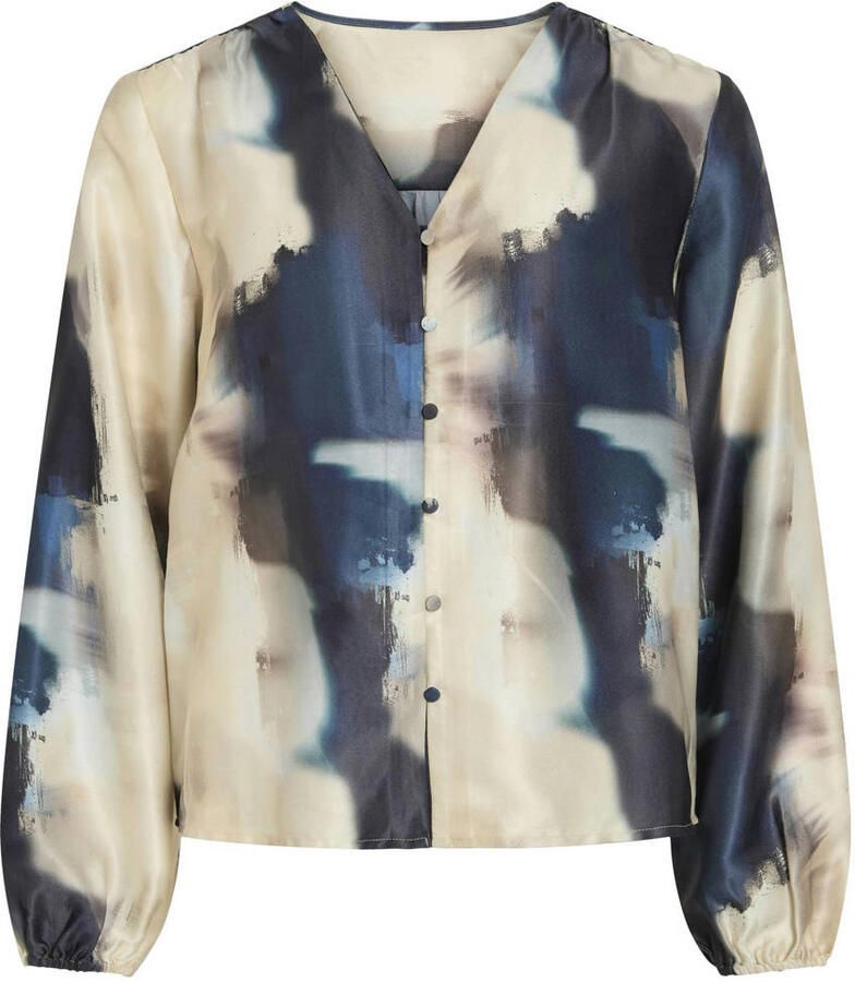 VILA blouse blauw