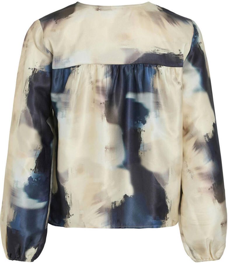 VILA blouse blauw - Foto 2