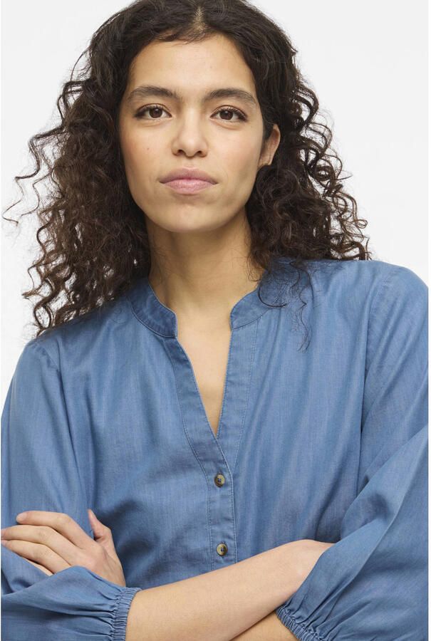 VILA blouse blauw