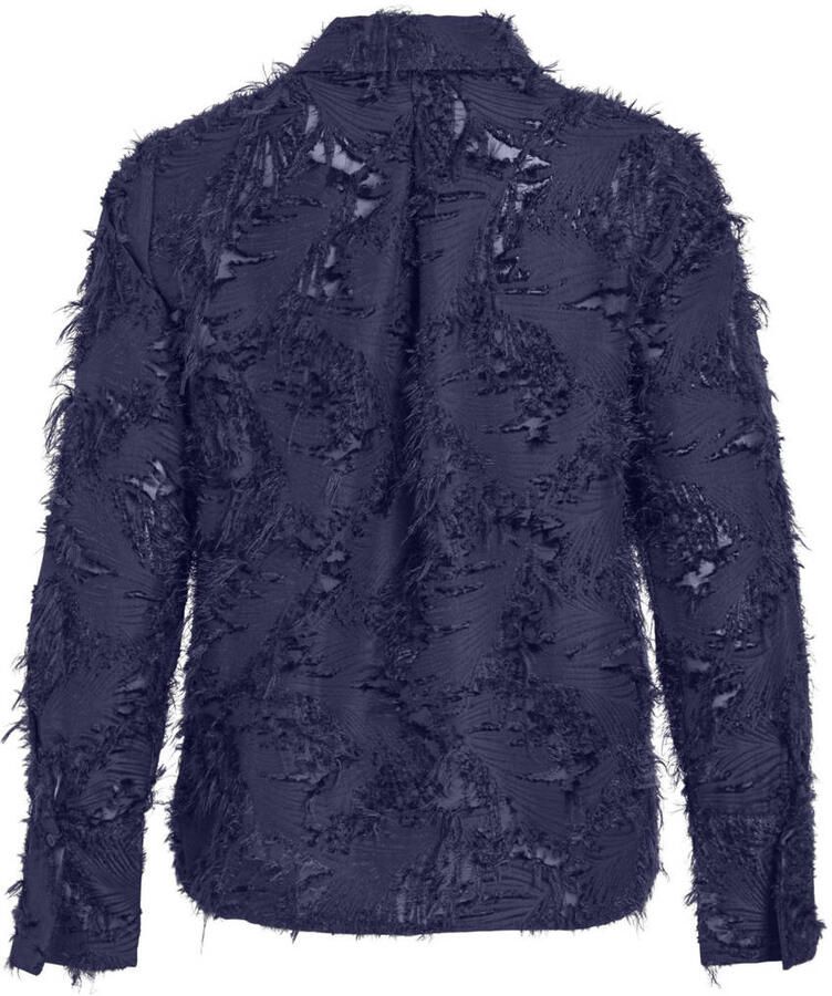 VILA blouse donkerblauw