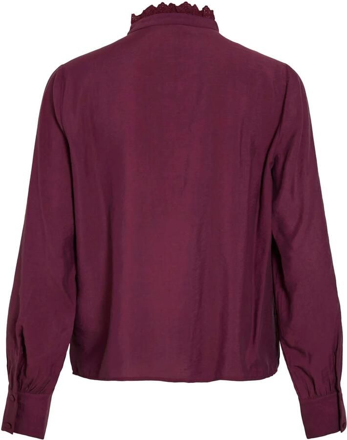 VILA blouse donkerpaars