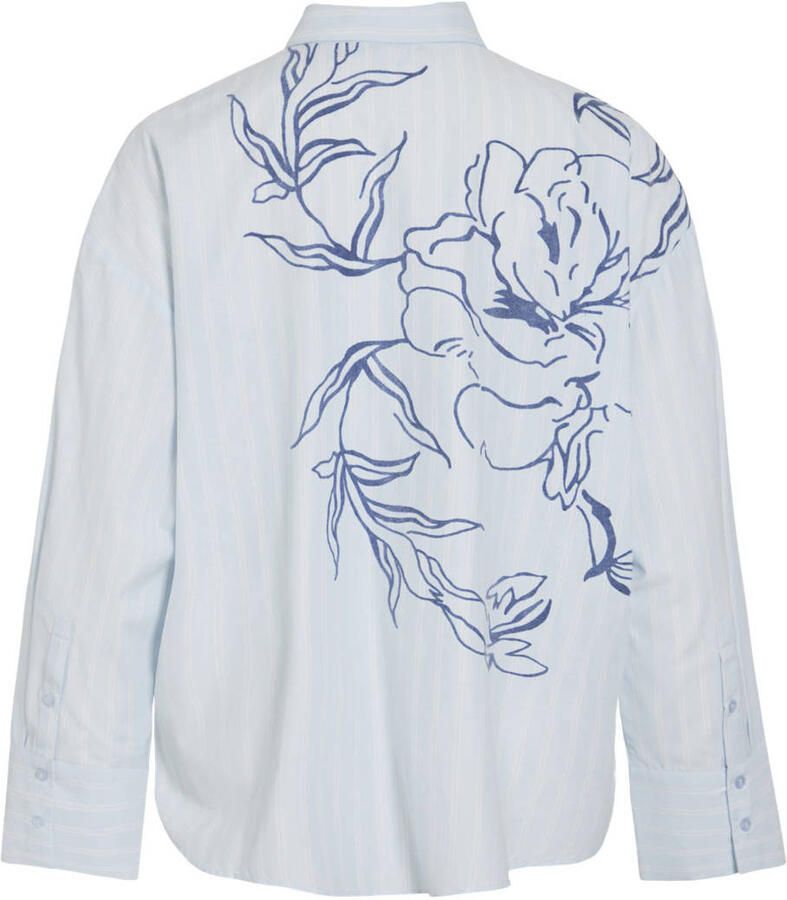 VILA blouse lichtblauw - Foto 2