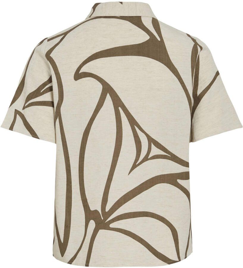 Vila Blouse van viscosemix met knoopsluiting model 'PRISILLA' - Foto 2