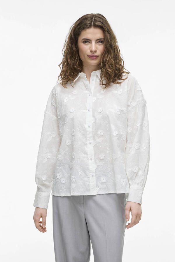 Vila Blouse Shirt Simone Snow White - Foto 2