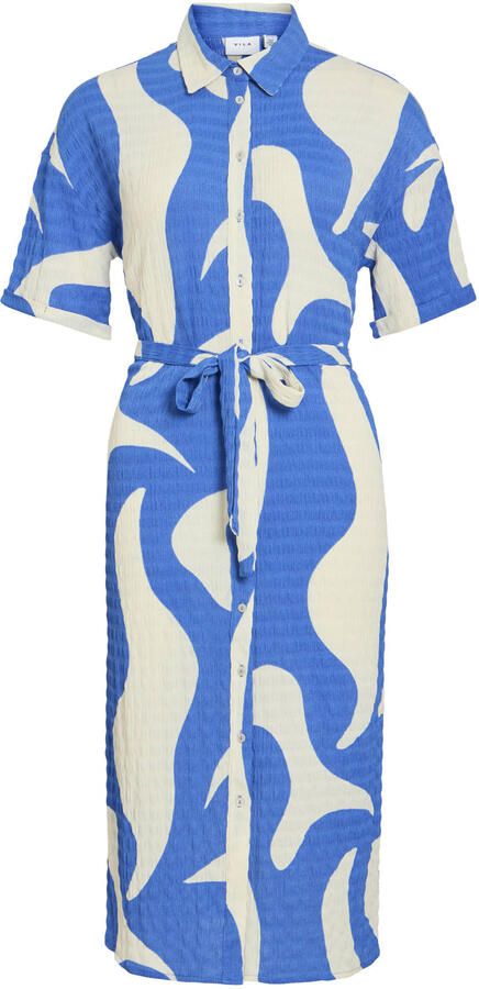 Vila Zeya Zera 2 4 Midi Jurk Dames