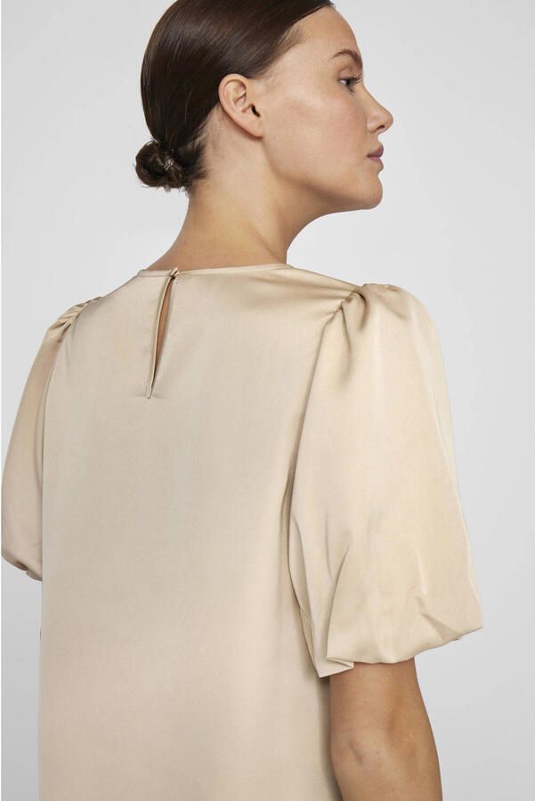 Vila Blouse Noos Top Ellette Cement - Foto 2