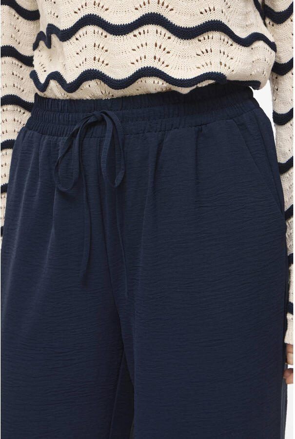 VILA casual broek marine - Foto 2