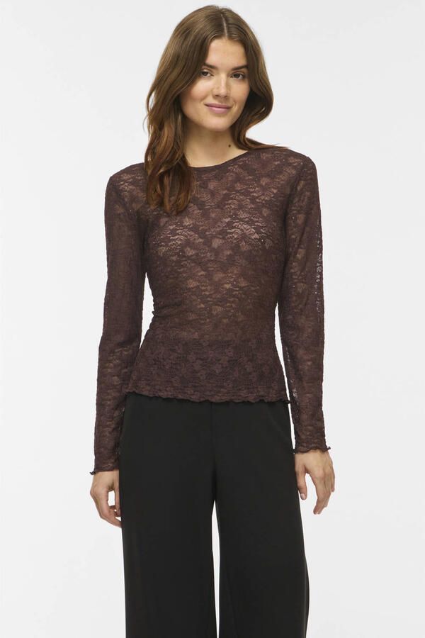 Vila Fay O-Neck L S Top Dames