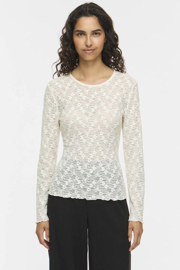 Vila Fay O-Neck L S Top Dames