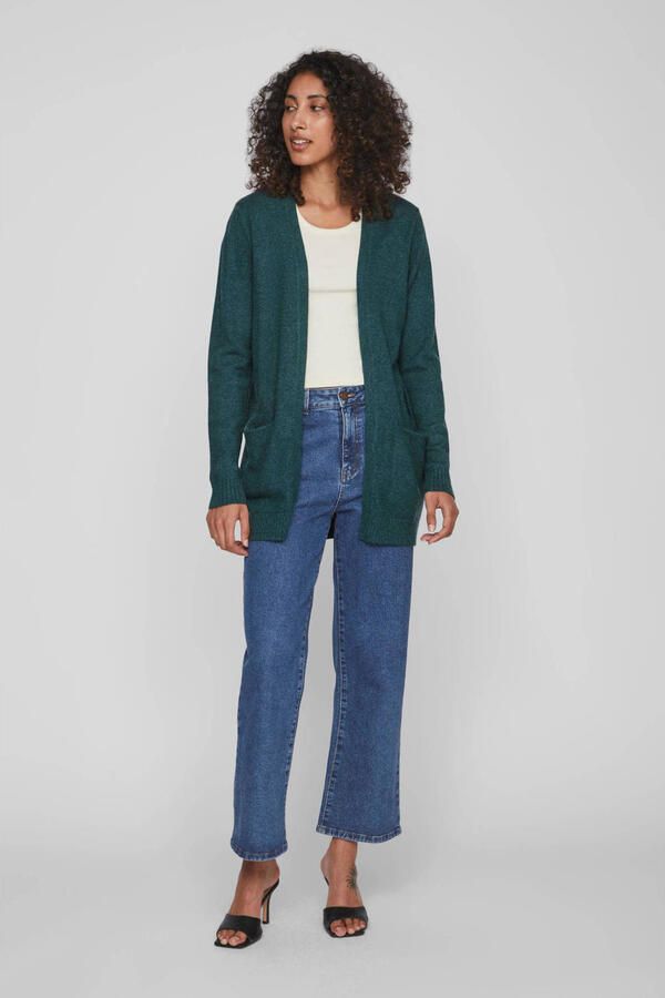 Vila Gebreid jack met opengewerkte voorkant model 'RIL' - Foto 2