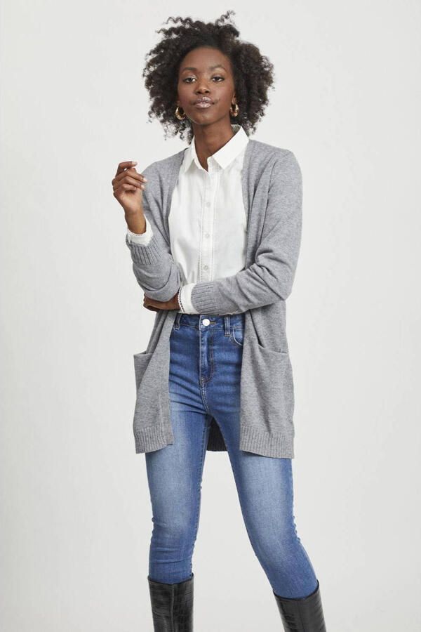 Vila Vest VIRIL OPEN L S KNIT CARDIGAN NOOS