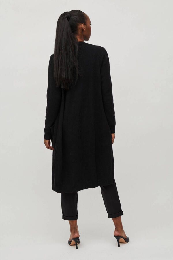 Vila Zwarte Cardigan met Lange Mouwen voor Dames Black Dames - Foto 2