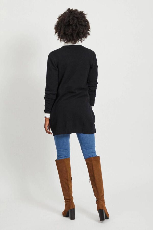 Vila Gebreide cardigan met steekzakken model 'VIRIL' - Foto 2