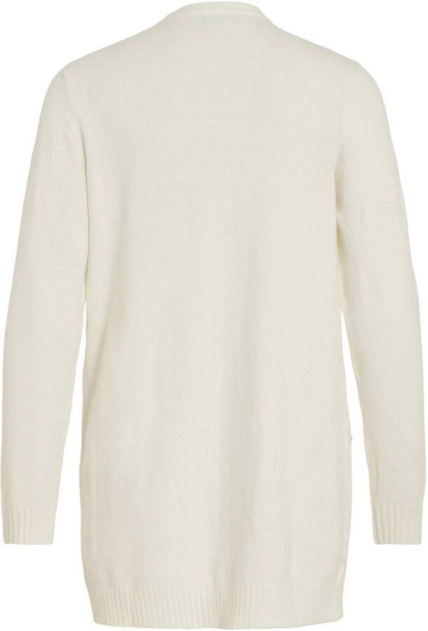 Vila Witte Cardigan met Lange Mouwen voor Dames White Dames