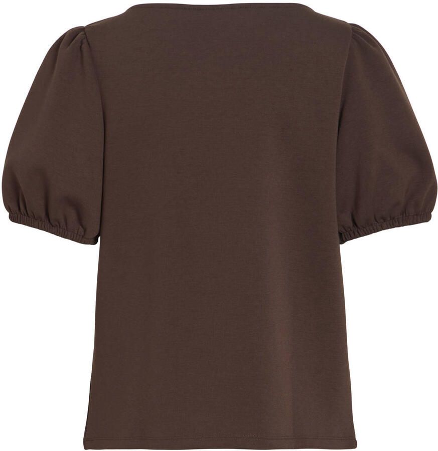 VILA gebreide top bruin